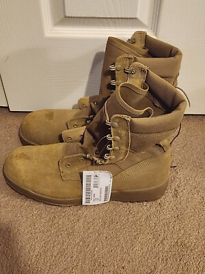 #ad MCRAE NWT US ARMY COMBAT BOOTS TEMPERATE WEATHER DESERT TAN SIZE 12.5R