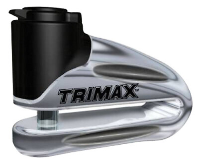 #ad TRIMAX MOTORCYCLE DISC LOCK CHROME