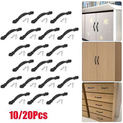 #ad 10 20pcs Door Handles Pulls Kitchen Pull Hardware For Cupboard Drawer Cabinet
