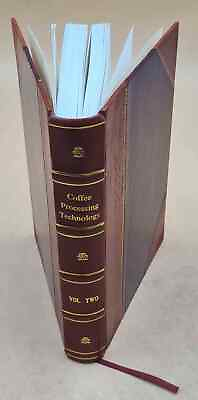#ad Coffee processing technology v.2. Volume 2 1963 Sivetz Michael. LEATHER BOUND