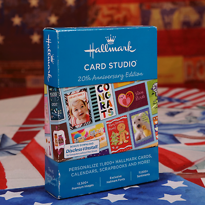 #ad Hallmark Card Studio Software New Version Win 8 10 amp; 11 20th Anniversary Edt