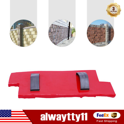 #ad Cement Wall Mold for Concrete Cement Plaster Wall Brick Tiles Plastic Molds NEW