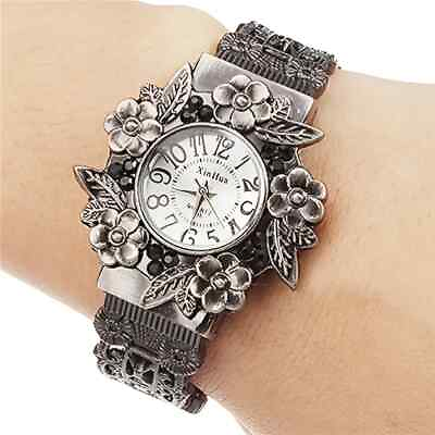 #ad Vintage Ladies Bracelet Watch Pattern 3D Engraved Quartz Watch Fancy Fashion New