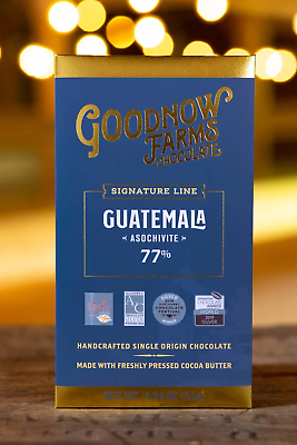 #ad Goodnow Farms Asochivite Guatemala 77% Dark Chocolate Bar