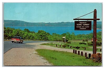 #ad Scenic TURNOUT on M 115 Benzonia and FRANKFORT Michigan MI CRYSTAL LAKE