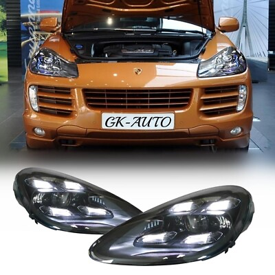 #ad LED Headlights Upgrade For Porsche Cayenne 957 2007 2010 Matrix Front Lamps