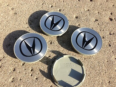 #ad ACURA Set Of 4 Silver Wheel Center Caps 69MM Satisfaction Guaranteed
