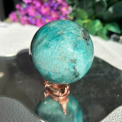 #ad Natural amazonite Crystal sphere Healing Crystal Home Decor