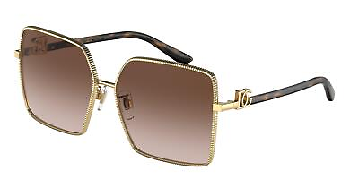 #ad NEW Dolce amp; Gabbana 2279 Sunglasses 02 13 Gold 100% AUTHENTIC