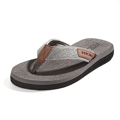 #ad FITORY Men#x27;s Flip Flops Thongs Sandals Comfort Assorted Sizes Colors $19.86