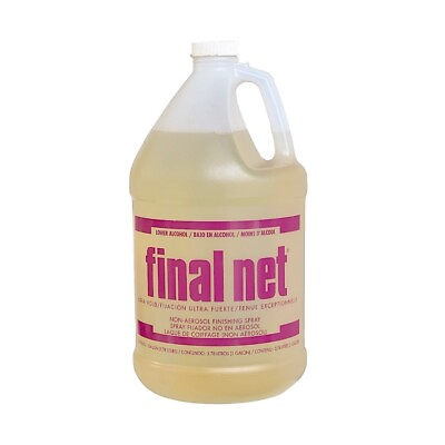 #ad Clairol Final Net Ultra Hold Non Aerosol Finishing Spray Hair 1 Gallon 128 oz