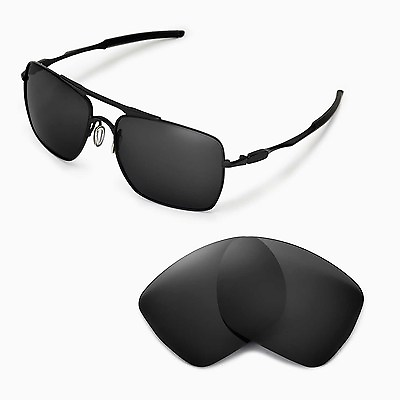 #ad New WL Black Replacement Lenses For Oakley Deviation Sunglasses