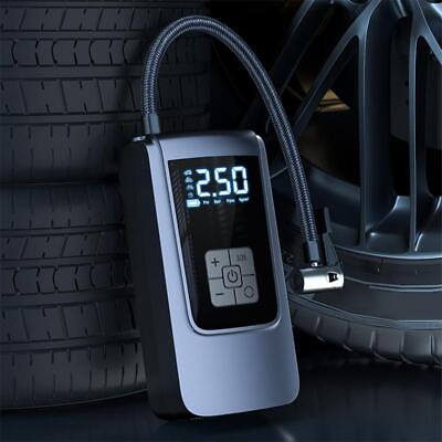 #ad Portable Wireless Car Tire Inflator 1 Piece Rechargeable Car Tire Pump