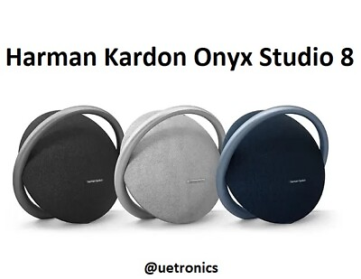 #ad Harman Kardon Onyx Studio 8 Portable Bluetooth Speakers Black Blue Champagne