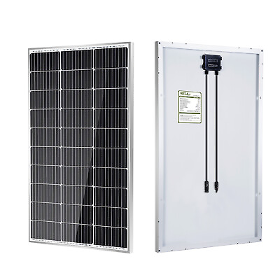 #ad 100 Watt 12 Volt 10BB Cell IP68 Waterproof Monocrystalline Solar Panel