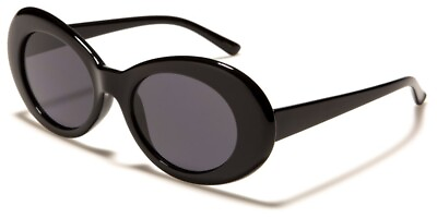 #ad Womens Round Sunglasses Black Frame 51MM 60#x27;s Retro Circle Jackie O Casual 400UV