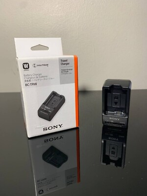 #ad Genuine OEM Sony W Series Battery Charger BC TRW Black Charging Dock for NP FW50