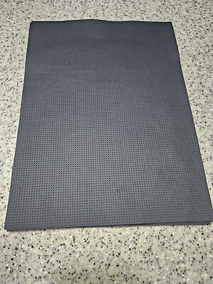 #ad Perforated Leather 15quot; x 11quot; Very Dark Blue Leather Fully Finished NEW