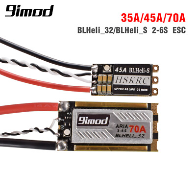 #ad 35A 45A 70A Brushless ESC BLHeli S BLHeli 32 Speed Controller for RC FPV Drone $112.40