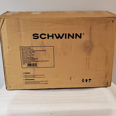 #ad Schwinn Rascal Bike Dog Trailer Carrier for Small and Large Pets Easy Folding G