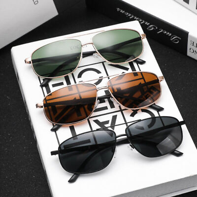 #ad Driving Sunglasses Polarized UV400 Photochromic Shades Metal Stylish J $14.16