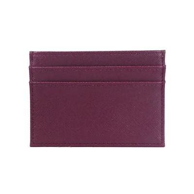 #ad Classic Business Saffiano Split PU Leather Credit Card Holder Limited Edition Cu