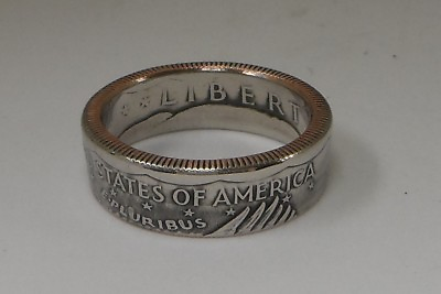 #ad quot;Sealedquot; US COIN DOLLAR COIN RING SIZE 7 13 Whats your size?