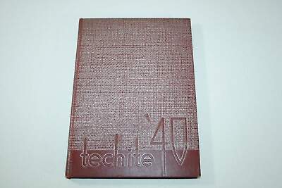 #ad 1940 McKinley High School Washington D.C. Yearbook The Techite