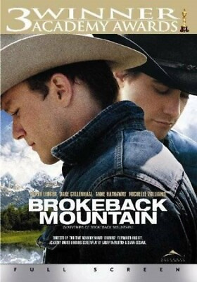 #ad Brokeback Mountain w Heath Ledger FS DVD You Can CHOOSE WITH OR WITHOUT A CASE