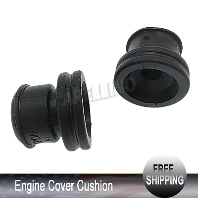 #ad 2Pcs Black Engine Cover Cushion For Toyota Avalon Camry Corolla 90480 16049 $6.99