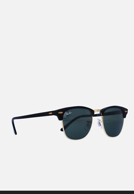 #ad Ray Ban Clubmaster Classic Black Frame Sunglasses RB3016