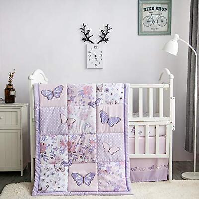 #ad Butterfly Baby Nursery Bedding Set for Girls €“ Butterfly 3 Piece