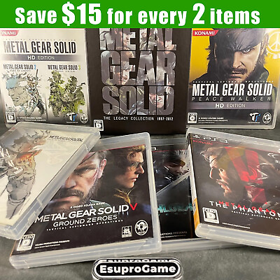 #ad Sony PlayStation 3 PS3 Metal Gear Solid Konami Japanese BOX CIB