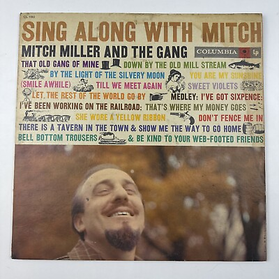 #ad Sing Along With Mitch by Mitch Miller LP Vinyl Record Columbia CL 1160