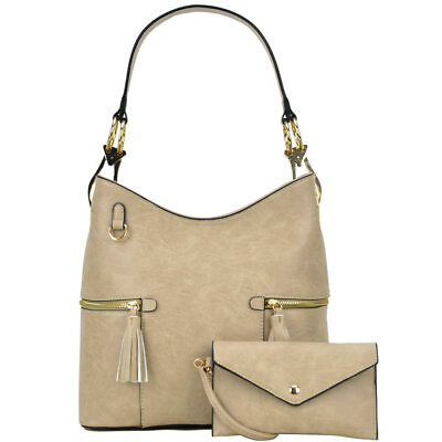 #ad Dasein Womens Casual Hobo Handbag Travel Shoulder Bag Purses with Wristlet