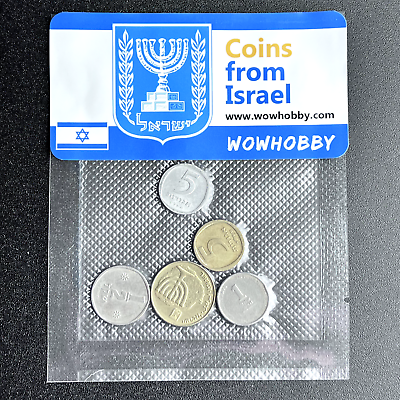 #ad Israeli Coins: 5 Unique Random Coins from Israel for Coin Collecting