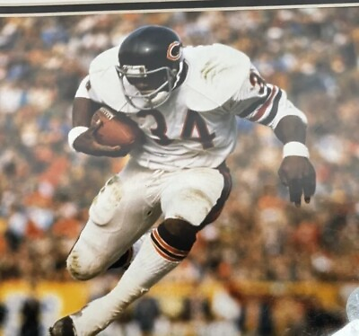 #ad Vintage 2004 Walter Payton NFL Photo File 8x10 Chicago Bears HOF Picture