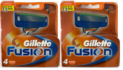 #ad Gillette Fusion Refill Razor Blade Cartridges 8 Ct.