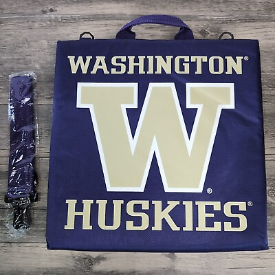 #ad Washington Huskies UW Purple Portable Seat Cushion NCAA Football Stadium USA