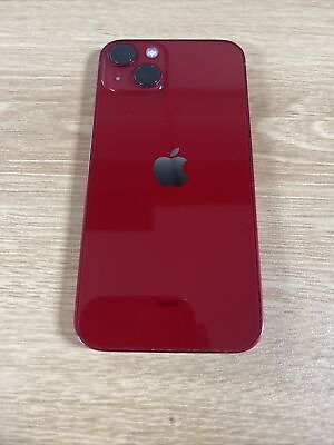 #ad iPhone 13 Back Housing Red Replacement OEM Glass Frame Original Apple Grade C