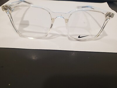 #ad Nike 7124 900 Clear Eyeglasses 50mm 19mm 145mm 900 NEW PERFECT AUTHENTIC