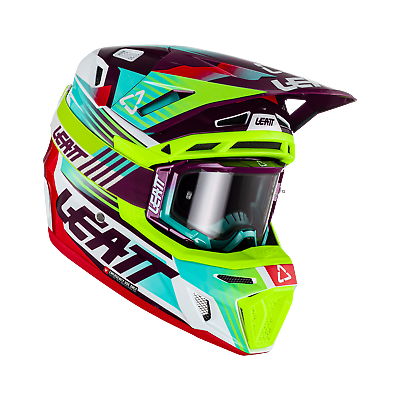 #ad Leatt Helmet Kit Moto 8.5 V23 Neon #S 55 56Cm 1023010401