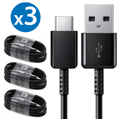 #ad 3 Pack OEM Samsung USB Type C Fast Charging Cable Galaxy S8 S9 S10 Plus Note 8 9