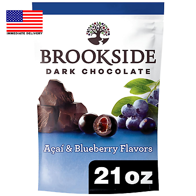 #ad Dark Chocolate Acai and Blueberry Flavored Snacking Chocolate Bag 21 Oz ⭐️⭐️⭐️
