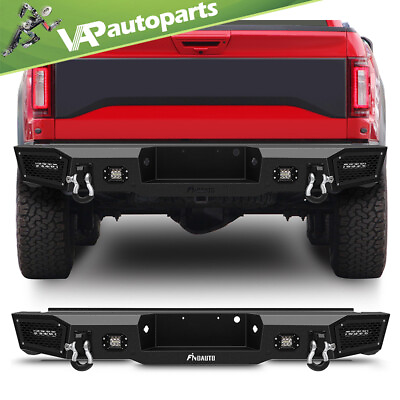 #ad For 2011 2016 Ford F 250 Super Duty w LED Lights amp; D rings Rear Bumper Assembly