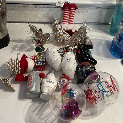#ad Assorted Christmas Ornaments