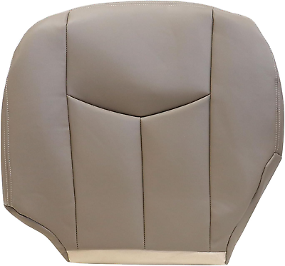 #ad 522 Med Tan Driver Side Bottom Synthetic Microfiber Leather Seat Cover Compatibl