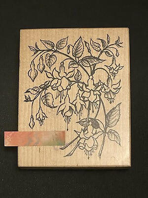 #ad READ DESCRIPTION: PSX Fuchsia K1189 Botanical Flower Rubber Stamp