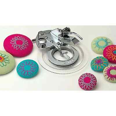 #ad Unique Flower Circle Stitch Foot for Bernina New Style Quilting Tool