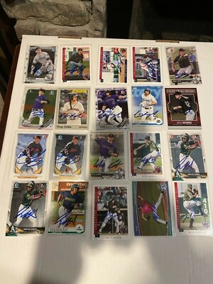 #ad Colorado Rockies Prospect Signed Auto Pick Your Cards BUY 4 Save 35%